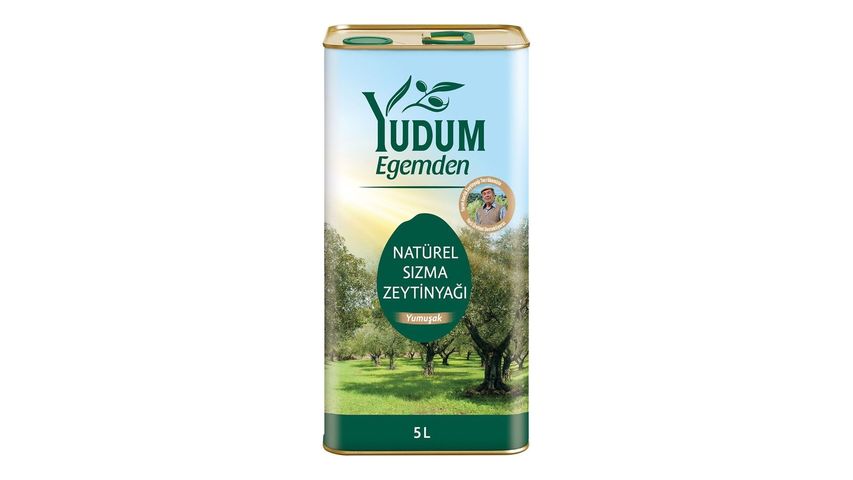 Yudum Egemden Yumuşak Lezzet Zeytinyağı Teneke 5 L