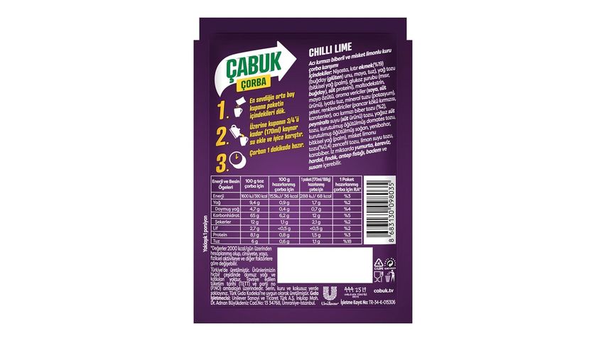 Knorr Çabuk Çorba Twist Chilli Lime 18 g