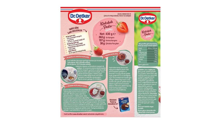 Dr. Oetker Strawberry Mole Cake 430 g