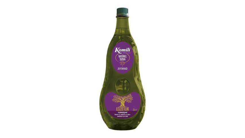Komili Natural Extra Virgin Olive Oil, Soft Flavor 2 L