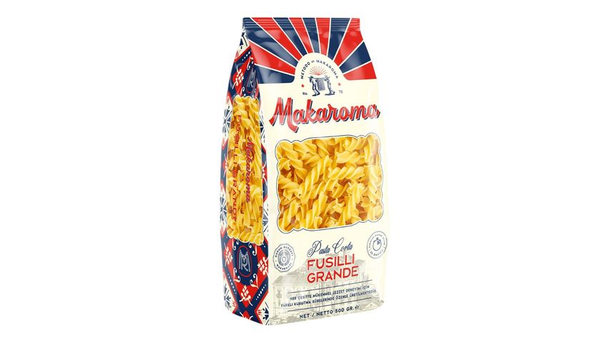 Makaroma Fusilli Grandi Burgu Makarna 500 g