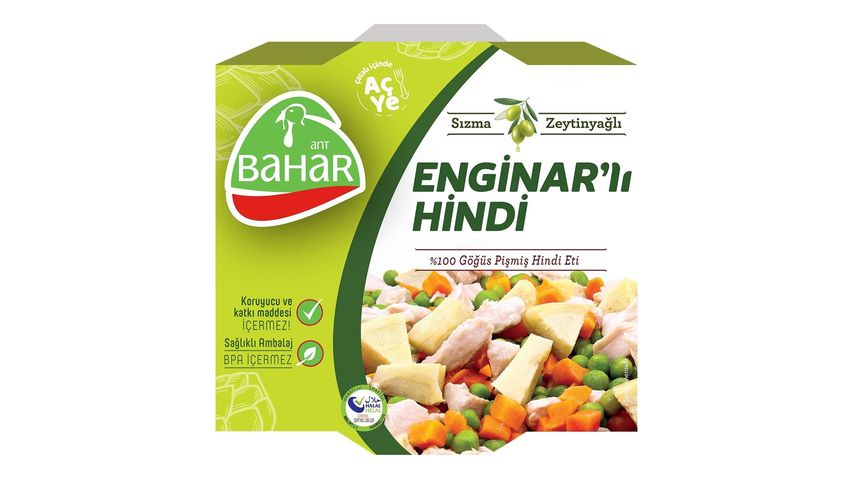 Bahar Pişmiş Konserve Enginarlı Hindi 165 g
