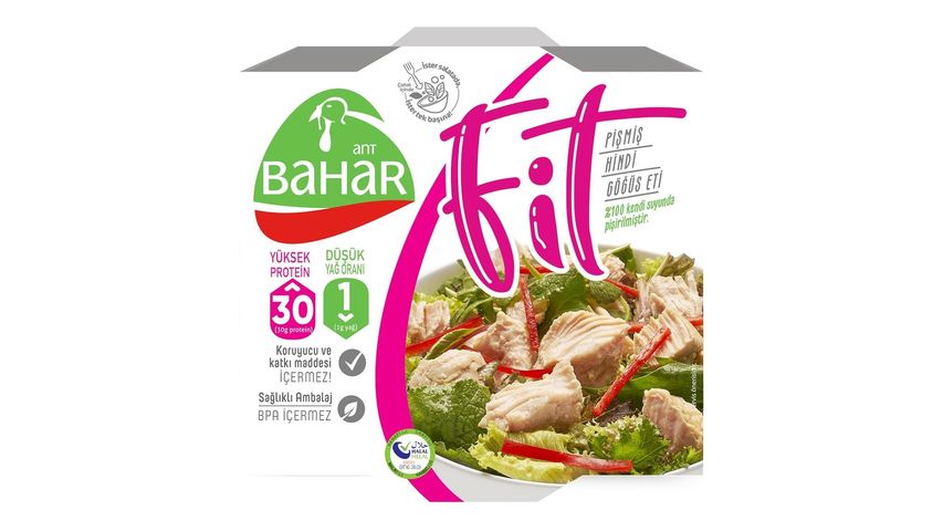 Bahar Cooked Canned Turkey Fillet Fit 165 g