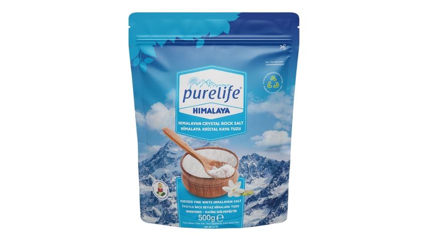 Purelife Iodized Fine White Himalayan Salt 500 g