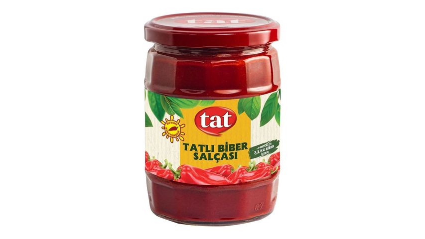Tat Tatlı Biber Salçası Cam 550 g