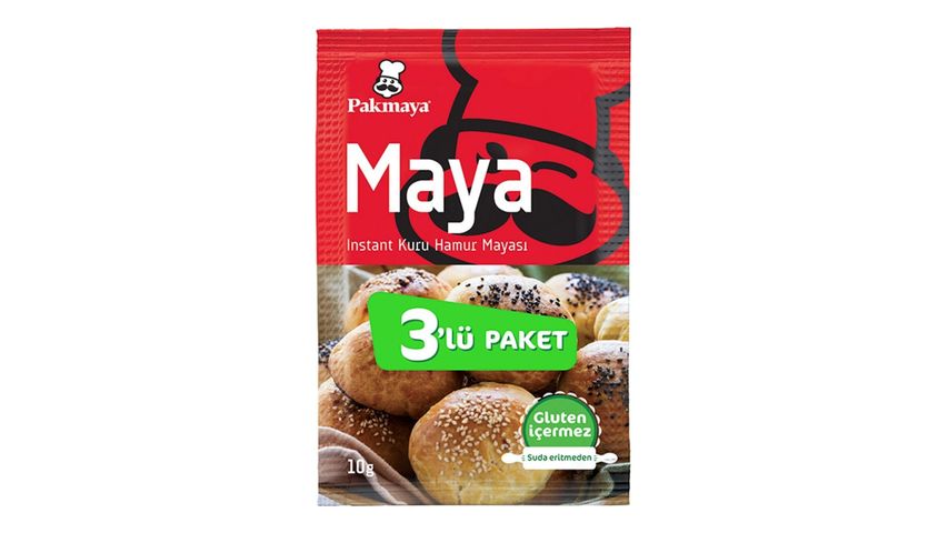 Pakmaya Instant Yeast 3 x 10 g