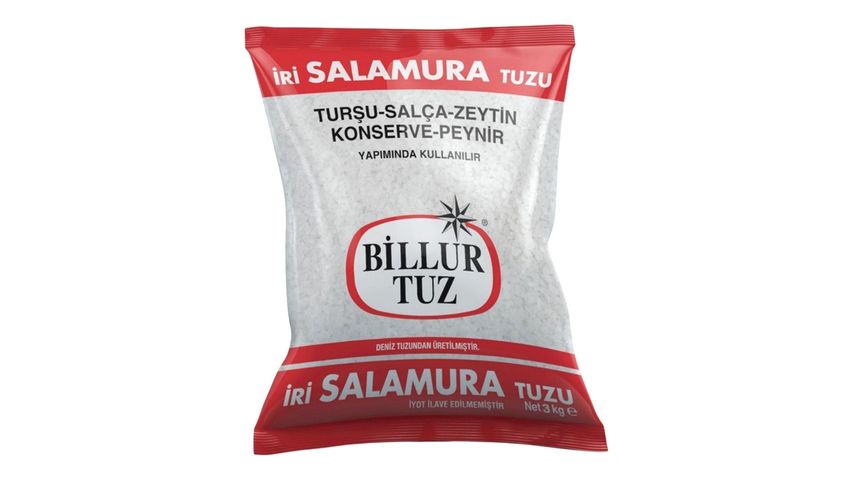 Billur Tuz Salamura Tuzu 3 kg