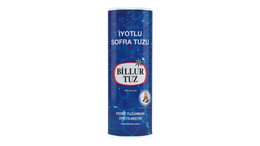 Billur Tuz Refined Iodized Table Salt 125 g
