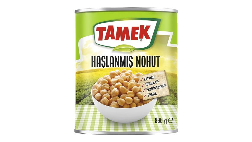 Tamek Haşlanmış Nohut 800 g