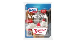 Kent Boringer Plain Whipped Cream 75 g 3 pieces