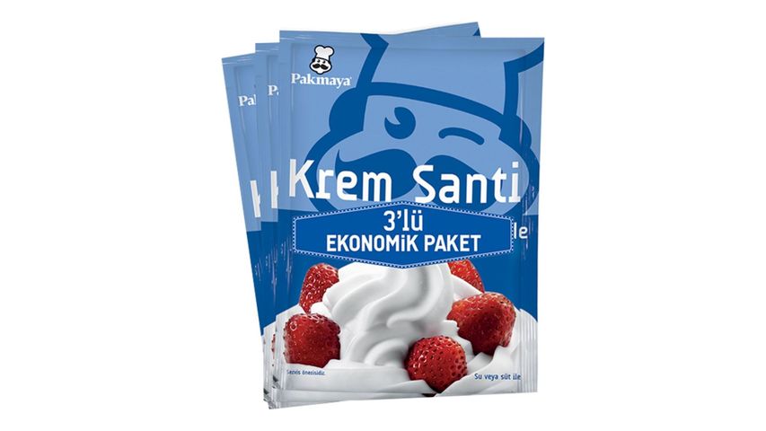 Pakmaya 3'lü Krem Şanti 3 x 75 g
