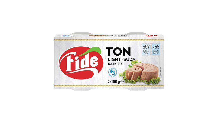 Fide Light Ton Balığı 2 x 160 g