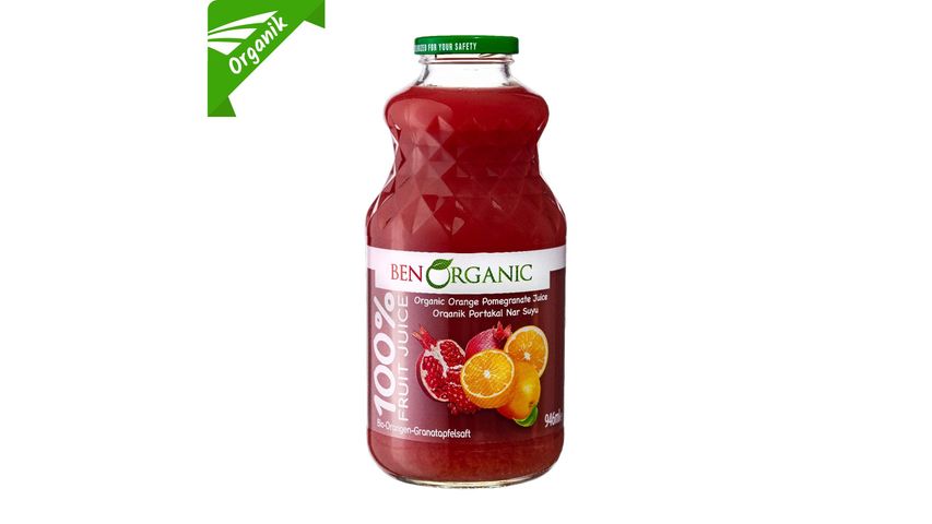 BenOrganic Organic Orange & Pomegranate Juice 946 ml