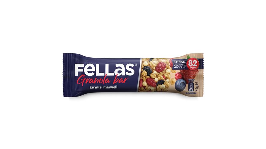 Fellas Red Berry Granola Bar 23 g