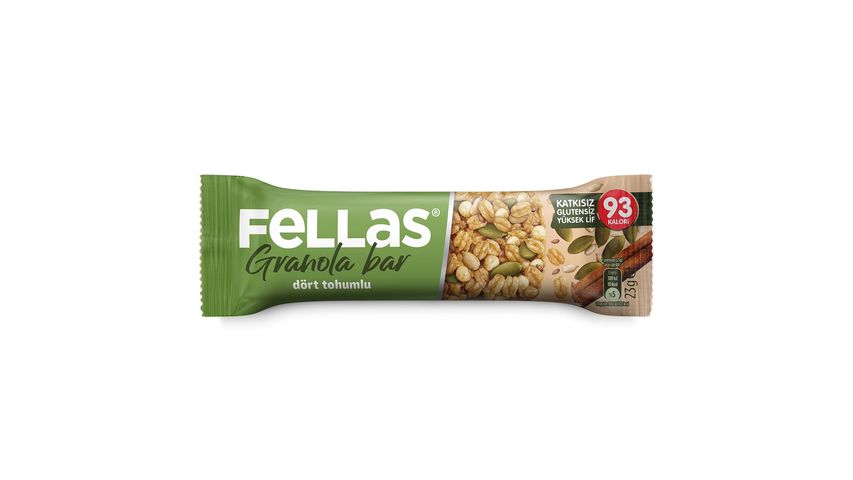 Fellas Four Seed Granola Bar 23 g