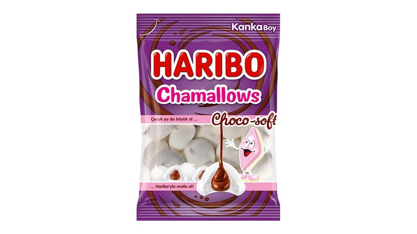 Haribo Chamallows Chocolate Filled Marshmallow 62 g