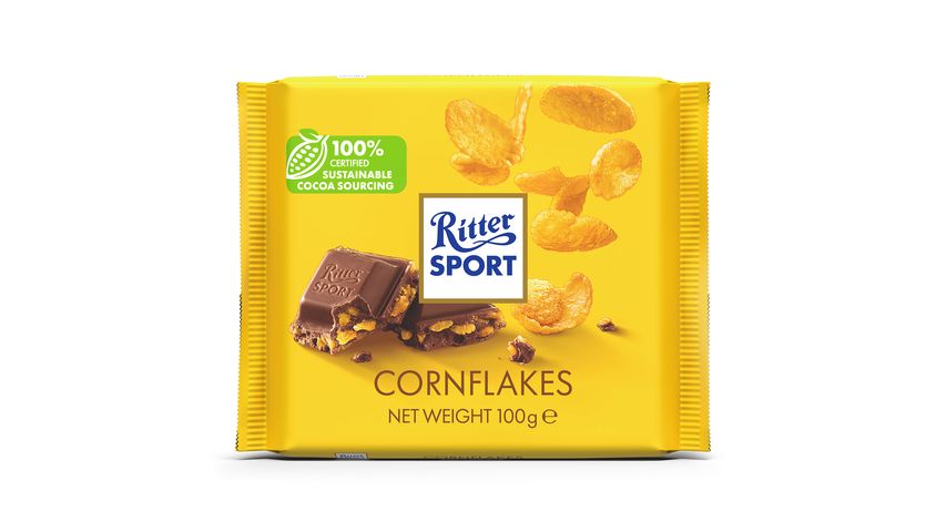 Ritter Sport Cornflakes Milk Chocolate with Cornflakes 100 g
