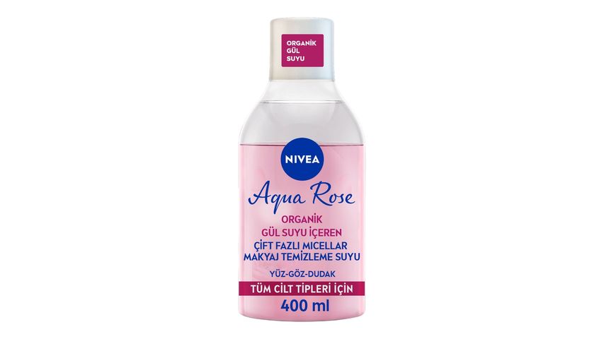 NIVEA Aqua Rose Micellar Makyaj Temizleme Suyu 400 ml