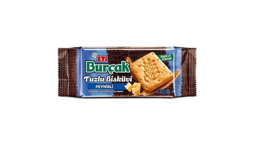 Eti Burçak Tam Buğday Unlu & Peynirli Tuzlu Bisküvi 87 g
