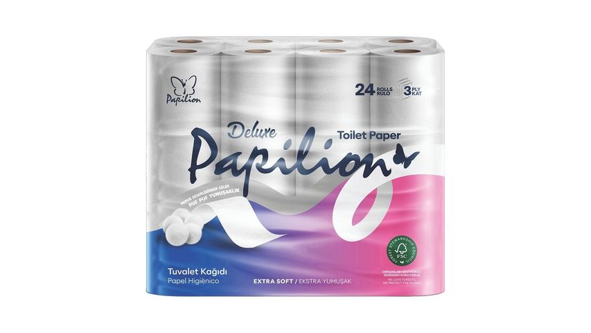 Papilion Tuvalet Kağıdı 24 Adet - 3 Katlı