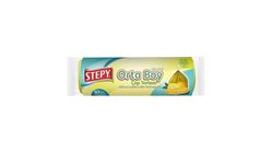 Stepy Orta Boy Büzgülü Limon Kokulu Çöp Torbası 10'lu