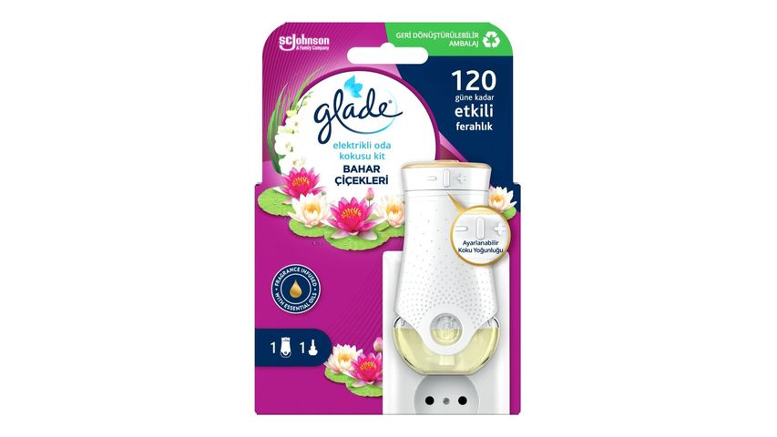 Glade Elektrikli Oda Kokusu Kit Bahar Çiçekleri