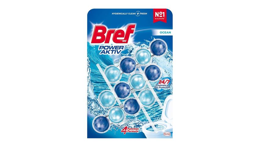 Bref Power Aktiv Okyanus Kokulu Klozet Bloğu 3'lü