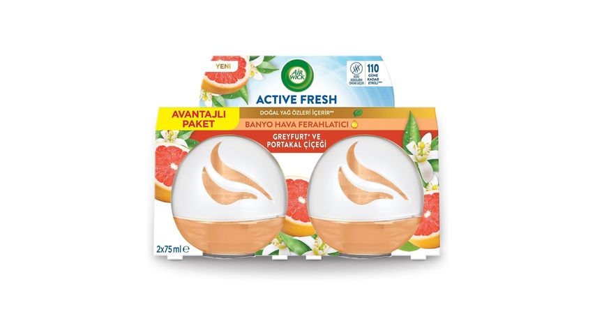 Air Wick Decosphere Greyfurt & Portakal Çiçeği Oda Kokusu 2x75 ml