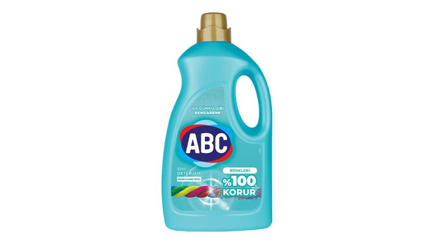 ABC Sıvı Çamaşır Deterjanı Renkliler 3 L
