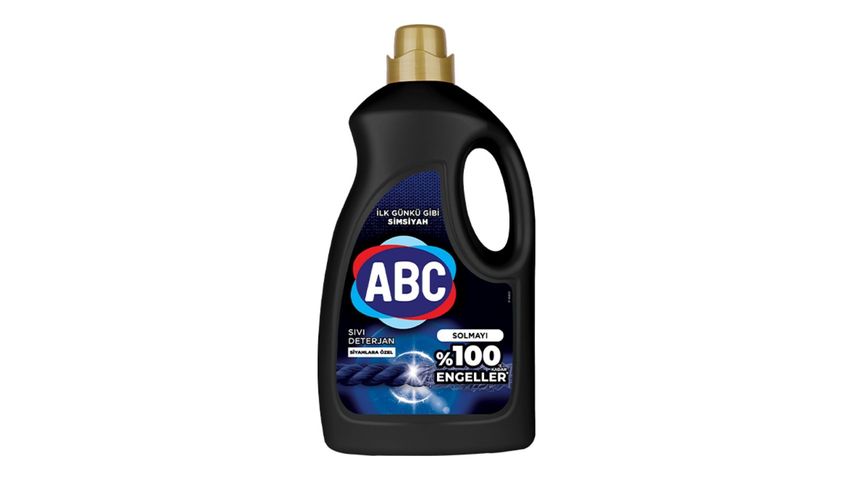 ABC Sıvı Çamaşır Deterjanı Siyahlar 3 L
