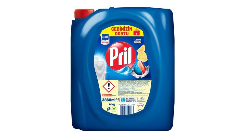 Pril Lemon Hand Wash Dishwashing Detergent 4 kg