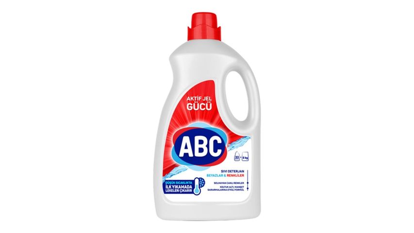 ABC Sıvı Performans Deterjanı Beyazlar ve Renkliler 2145 ml