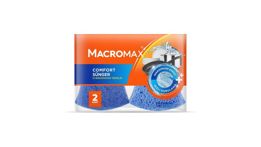 Macromax Comfort Sponge 2-Pack