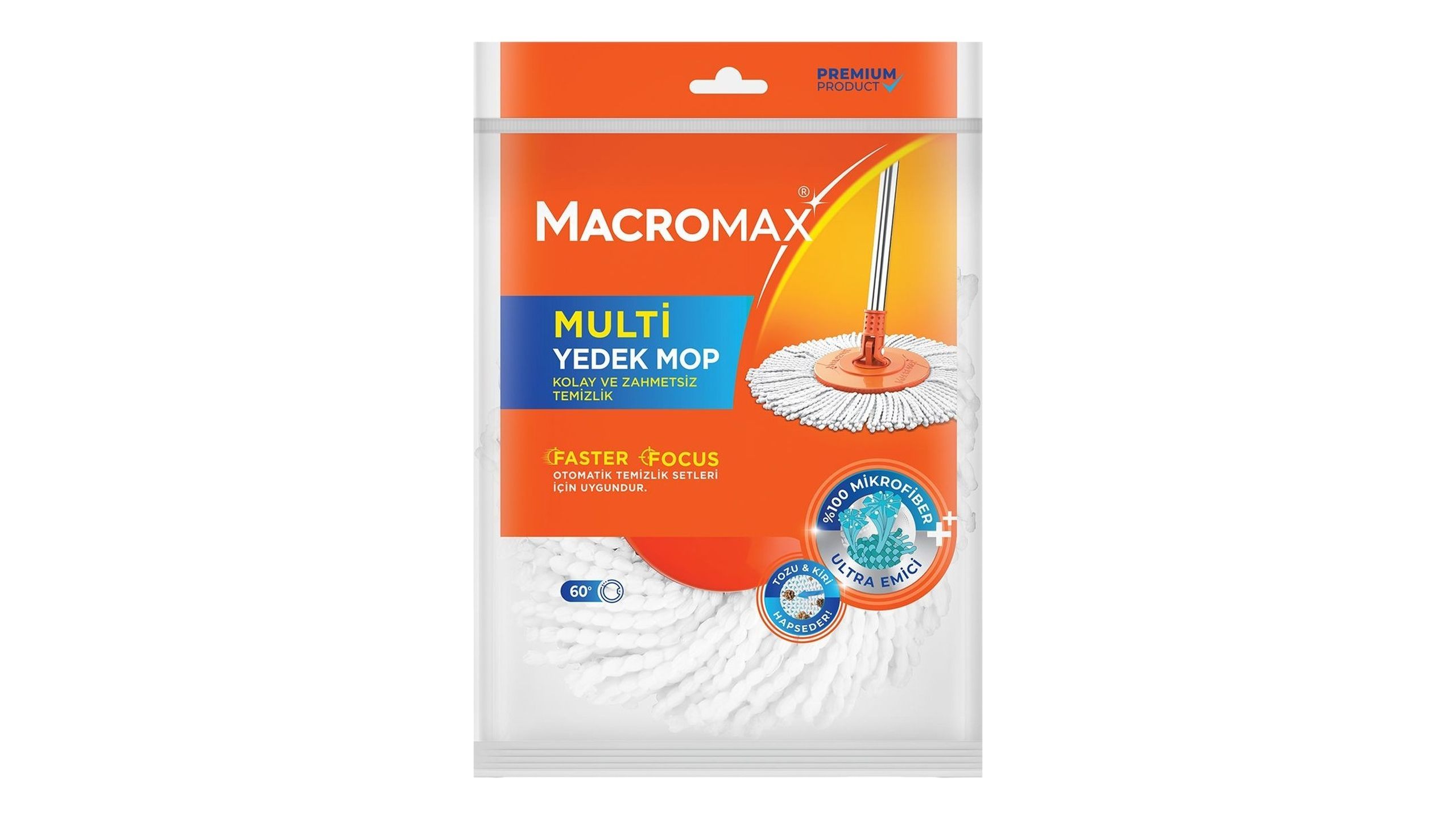 Macromax Multi Faster Yedek Mop - yemeksepeti.com