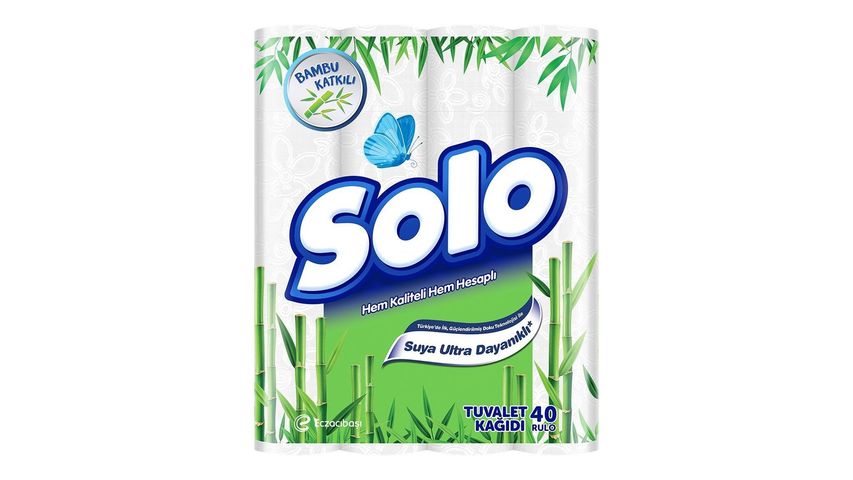 Solo Bamboo Toilet Paper 40 pcs