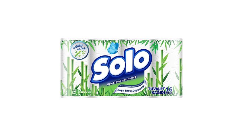 Solo Bambu Katkılı Tuvalet Kağıdı 16'lı