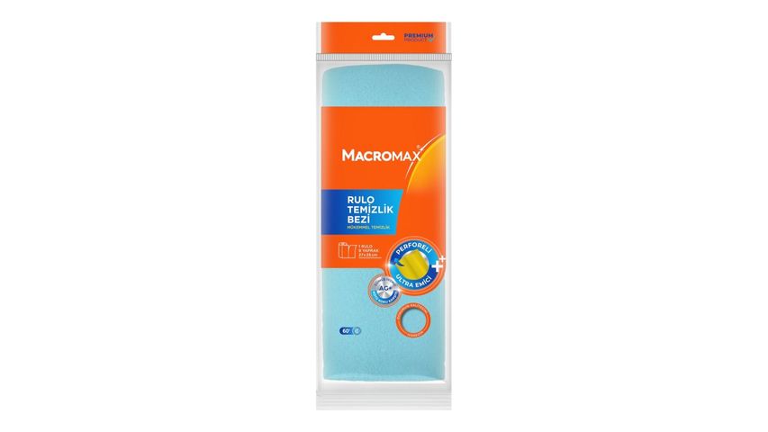 Macromax Roll Cleaning Cloth 9-Pack