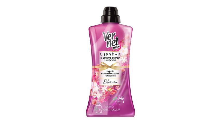 Vernel Max Supreme Blossom Konsantre Çamaşır Yumuşatıcısı 1.2 L