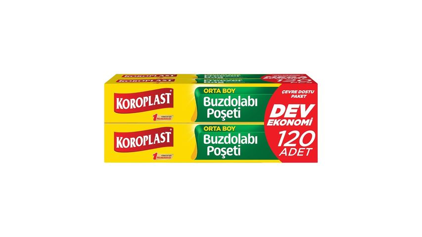Koroplast Medium Freezer Bags Large Economy 120 pcs