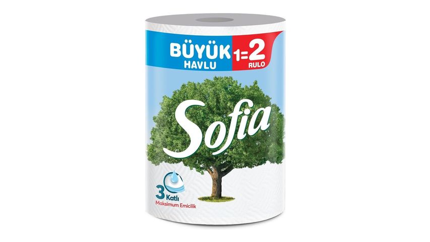 Sofia Büyük Havlu 1=2 Rulo