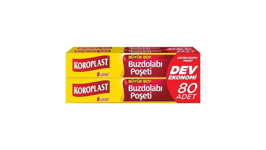 Koroplast Standart Buzdolabı Poşet Büyük 80'li 30x45
