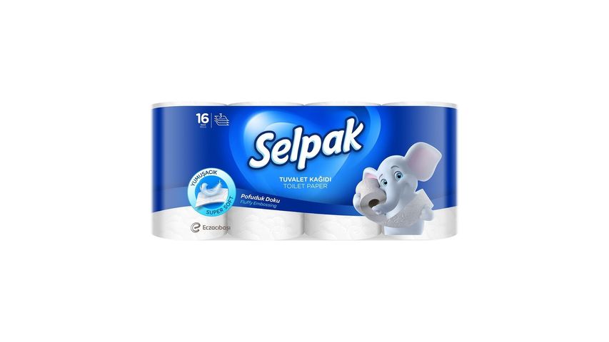 Selpak Tuvalet Kağıdı 16'lı 3 Katlı