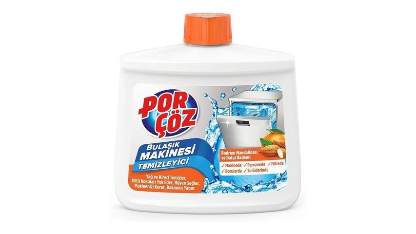 Porçöz Dishwasher Cleaner Basement Mandarin & Datça Almond 250 ml