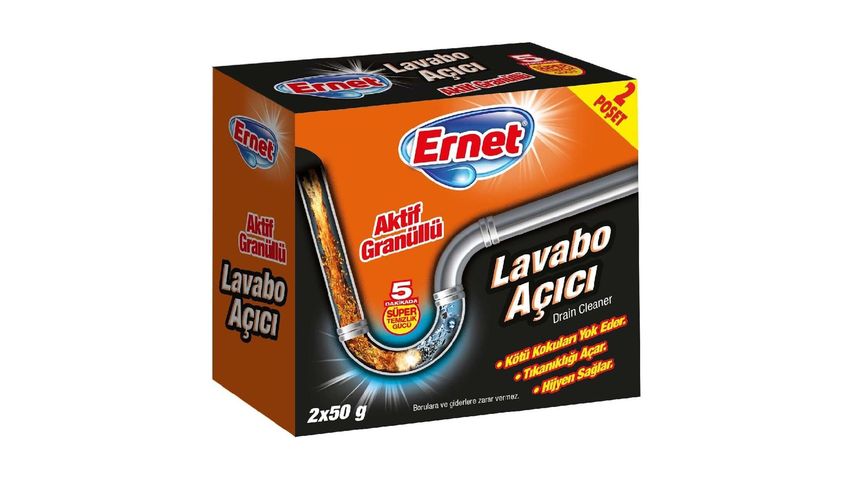 Ernet Active Granule Drain Opener 2 x 50 g
