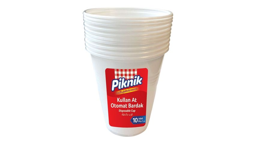 Piknik Disposable Vending Machine Cups 10 Pieces
