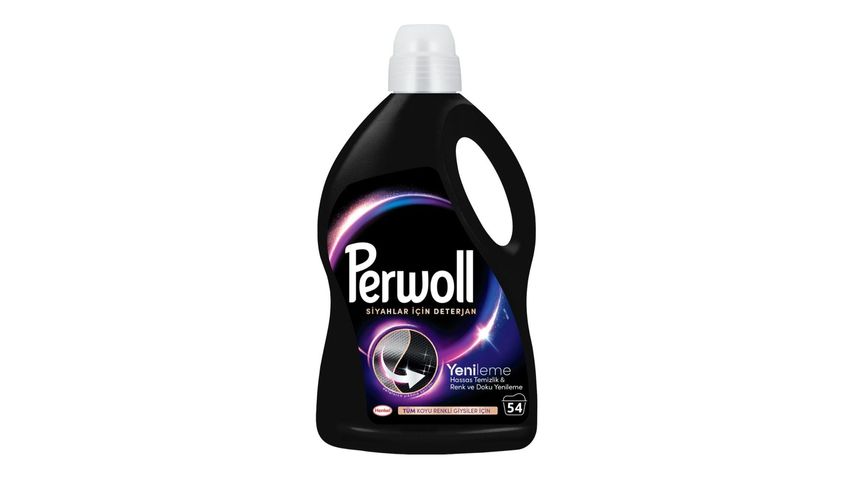 Perwoll Delicate Care Liquid Laundry Detergent for Black 54 Washes 2.97 L
