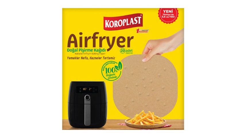 Koroplast Airfryer Baking Paper/Natural 20 pcs