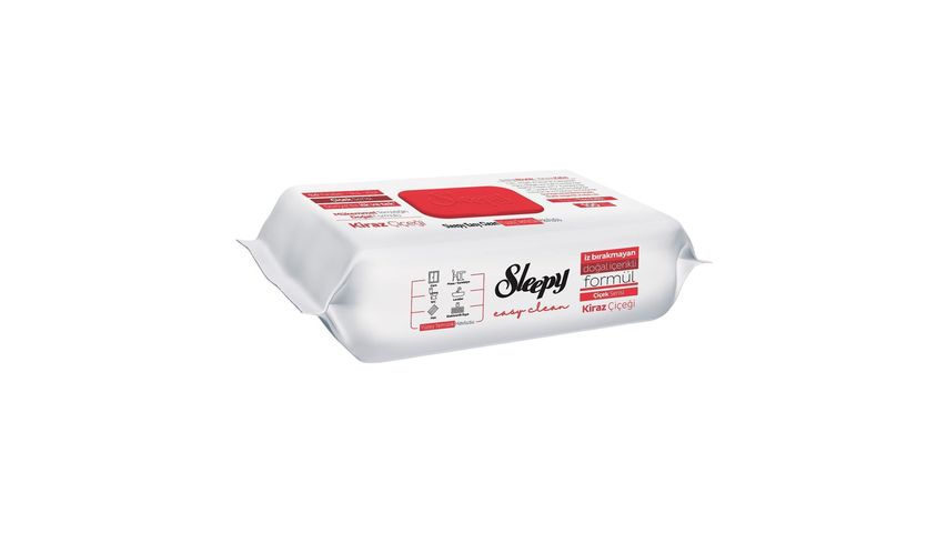 Sleepy Yüzey Temizlik Havlusu Kiraz Çiçeği 100'lü