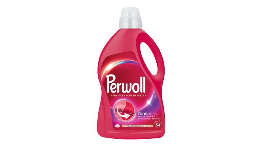 Perwoll Delicate Care Liquid Laundry Detergent for Colors 54 Washes 2.97 L