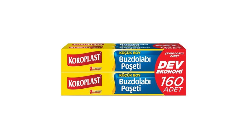 Koroplast Buzdolabı Poşeti Küçük Boy Dev Ekonomi 160 Adet